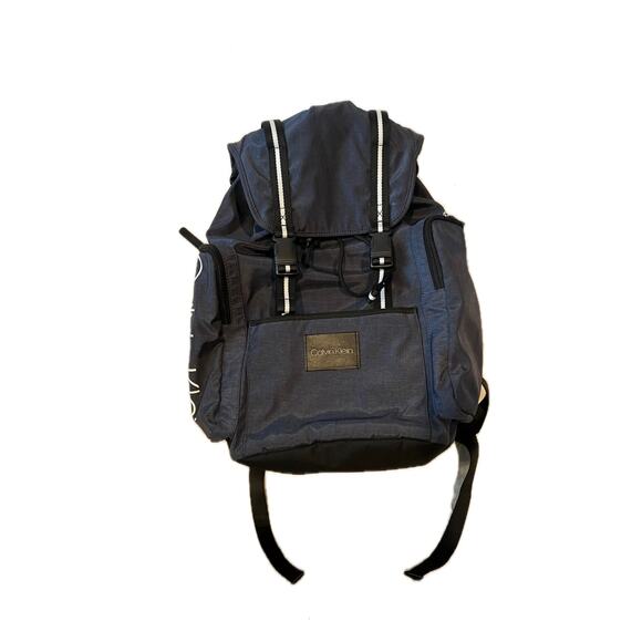 Calvin Klein Blue TopLoading Backpack - Picture 1 of 6